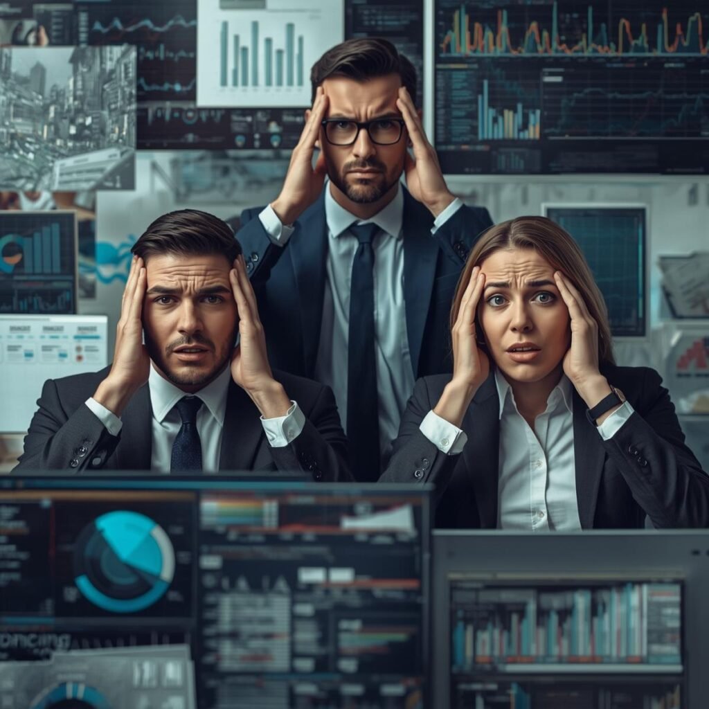 los sistemas desconectados frenan tu capacidad de aprovechar la ia. la frustración aumenta en un empresario por una gestión de datos ineficaz. (2)